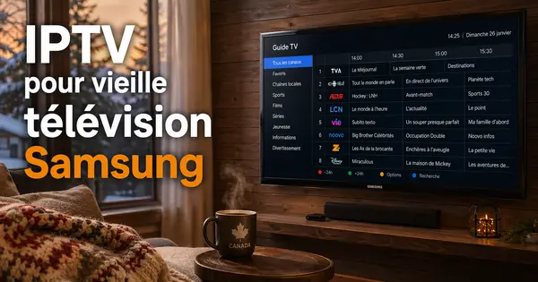 IPTV pour vieille télévision Samsung